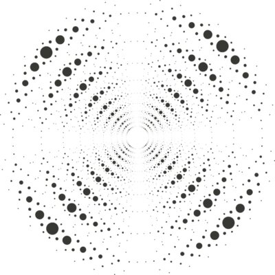 Halftone Spiral Background 133