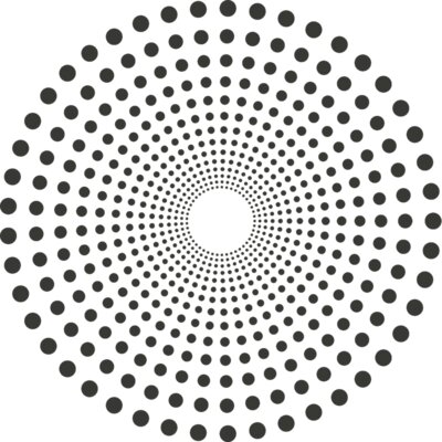 Halftone Spiral Background 103