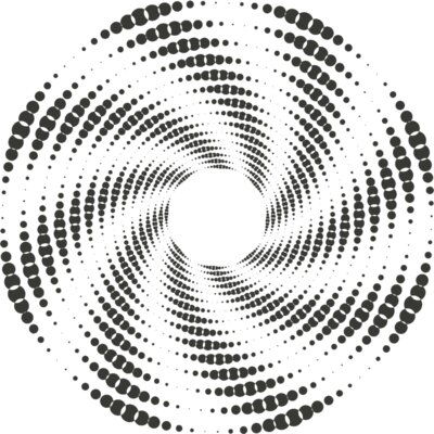 Halftone Spiral Background 10