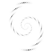 Halftone Spiral Background 127
