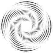 Halftone Spiral Background 12