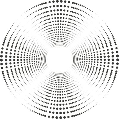Halftone Spiral Background 6