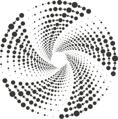 Halftone Spiral Background 142