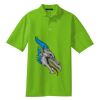 Poly Bamboo Charcoal Birdseye Jacquard Polo Thumbnail