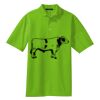 Poly Bamboo Charcoal Birdseye Jacquard Polo Thumbnail