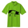 Poly Bamboo Charcoal Birdseye Jacquard Polo Thumbnail