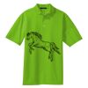 Poly Bamboo Charcoal Birdseye Jacquard Polo Thumbnail