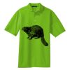 Poly Bamboo Charcoal Birdseye Jacquard Polo Thumbnail