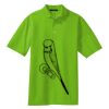 Poly Bamboo Charcoal Birdseye Jacquard Polo Thumbnail