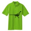 Poly Bamboo Charcoal Birdseye Jacquard Polo Thumbnail