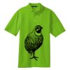 Poly Bamboo Charcoal Birdseye Jacquard Polo Thumbnail