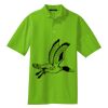 Poly Bamboo Charcoal Birdseye Jacquard Polo Thumbnail