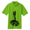 Poly Bamboo Charcoal Birdseye Jacquard Polo Thumbnail