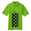 Poly Bamboo Charcoal Birdseye Jacquard Polo Thumbnail