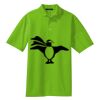 Poly Bamboo Charcoal Birdseye Jacquard Polo Thumbnail