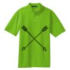 Poly Bamboo Charcoal Birdseye Jacquard Polo Thumbnail