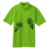 Poly Bamboo Charcoal Birdseye Jacquard Polo Thumbnail