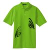 Poly Bamboo Charcoal Birdseye Jacquard Polo Thumbnail