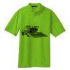 Poly Bamboo Charcoal Birdseye Jacquard Polo Thumbnail