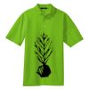 Poly Bamboo Charcoal Birdseye Jacquard Polo Thumbnail