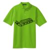 Poly Bamboo Charcoal Birdseye Jacquard Polo Thumbnail