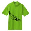 Poly Bamboo Charcoal Birdseye Jacquard Polo Thumbnail