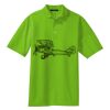 Poly Bamboo Charcoal Birdseye Jacquard Polo Thumbnail