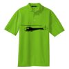 Poly Bamboo Charcoal Birdseye Jacquard Polo Thumbnail