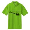 Poly Bamboo Charcoal Birdseye Jacquard Polo Thumbnail