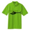 Poly Bamboo Charcoal Birdseye Jacquard Polo Thumbnail