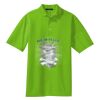 Poly Bamboo Charcoal Birdseye Jacquard Polo Thumbnail