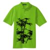 Poly Bamboo Charcoal Birdseye Jacquard Polo Thumbnail