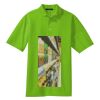 Poly Bamboo Charcoal Birdseye Jacquard Polo Thumbnail