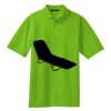 Poly Bamboo Charcoal Birdseye Jacquard Polo Thumbnail