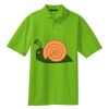 Poly Bamboo Charcoal Birdseye Jacquard Polo Thumbnail