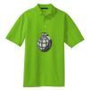 Poly Bamboo Charcoal Birdseye Jacquard Polo Thumbnail