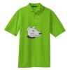 Poly Bamboo Charcoal Birdseye Jacquard Polo Thumbnail